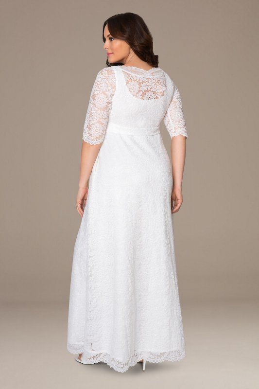 Sweet Serenity Plus Size A-Line Wedding Gown Kiyonna 13170936