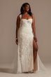 Removable Sleeve and Train Tall Plus Wedding Dress Galina Signature 4XL9LSSWG881