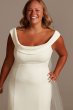 Crepe Off-the-Shoulder Tall Plus Mermaid Dress David's Bridal 4XL9WG4013