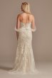 Detachable Sleeves and Train Tall Wedding Dress Galina Signature 4XLLSSWG881