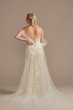 Removable Sleeves Tall Bodysuit Wedding Dress Galina Signature 4XLMBSWG881