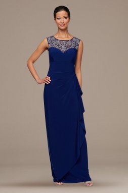 Illusion Sweetheart Neckline Matte Jersey Gown Alex Evenings 81351467