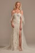 Detachable Sleeves and Train Tulle Wedding Dress Galina Signature LSSWG881