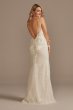 Sequin Applique Wedding Dress with Removable Train Galina Signature SWG882