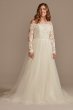 Lace Applique Off Shoulder Tulle Wedding Dress DB Studio WG4031