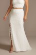 Lace Plus Size Wedding Separates Skirt with Slit DB Studio 9DS150828