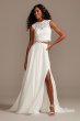 Button Back Lace Cap Sleeve Wedding Separates Top DB Studio DS150848