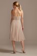 Spaghetti Strap Chiffon Short Bridesmaid Dress David's Bridal F20240