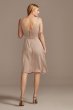 Crepe-Back Satin Scoop Tank Short Bridesmaid Dress David's Bridal F20244