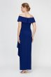 Off Shoulder Asymmetrical Dress with Hip Detail 81351528