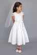 Lace Bodice Communion Dress with Pleats C5-366