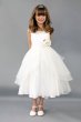 Tank Flower Girl Dress with Floral Applique Detail FG-104