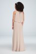 High Neck Crinkle Chiffon Junior Bridesmaid Dress David's Bridal JB9879