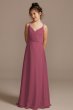 Spaghetti Strap Full Skirt Junior Bridesmaid Dress David's Bridal JB9918