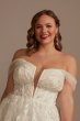 Tall Plus Removable Straps Tulle Wedding Dress Galina Signature 4XL9LSSWG898