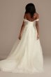 Tall Removable Straps Lined Tulle Wedding Dress Galina Signature 4XLLSSWG898