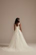 Tall Removable Straps Tulle Bodysuit Wedding Dress Galina Signature 4XLMBSWG898