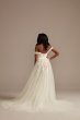 Tall Removable Straps Tulle Bodysuit Wedding Dress Galina Signature 4XLMBSWG898