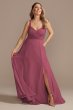 Lace Chiffon Tank Long Bridesmaid Dress F20357