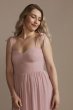 Tie-Strap Chiffon Sweetheart Long Bridesmaid Dress F20364