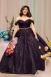 3D Floral Plus Quince Gown with Detachable Sleeves Fifteen Roses 8FR2111