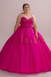 Corded Lace Plus Size Quince Ball Gown with Bolero Fifteen Roses 8FR2112