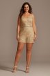 As Is Two Piece Plus Wedding Over Dress Romper Set AI26310186