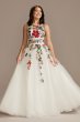 Floral Lace Applique Quince Dress Fifteen Roses FR2107