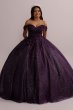 3D Floral Quince Gown with Detachable Sleeves Fifteen Roses FR2111