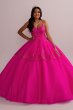 Corded Lace Quince Ball Gown with Bolero Fifteen Roses FR2112