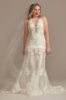 Illusion Keyhole Bodysuit Tall Wedding Dress Galina Signature 4XLMBSWG843