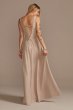 Squared Tank Lace Up Chiffon Bridesmaid Dress David's Bridal F20328