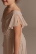 Flutter Sleeve Full Skirt Junior Bridesmaid Dress David's Bridal JB9917