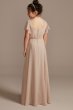 Flutter Sleeve Full Skirt Junior Bridesmaid Dress David's Bridal JB9917