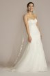 Lace Up Back Strapless Mermaid Tall Wedding Dress Oleg Cassini 4XLCWG926