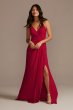 Tall Knotted Jersey A-Line Bridesmaid Dress David's Bridal 4XLF20556