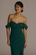 Tall Stretch Crepe Off-Shoulder Bridesmaid Dress Galina Signature 4XLGS290059