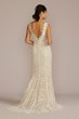 Allover Lace Tank Tall Wedding Gown with V-Back DB Studio 4XLWG4061