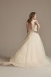 Illusion Lined Bodice Lace Petite Wedding Dress Galina Signature 7LBSWG862