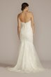 Floral Applique Mermaid Petite Wedding Dress DB Studio 7WG4049