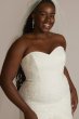 Strapless Mermaid Plus Size Wedding Dress Oleg Cassini 8CWG926