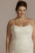 Spaghetti Strap Lace Plus Size Wedding Gown DB Studio 9WG4063