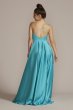 One-Shoulder Satin A-Line with Skirt Slit Jules and Cleo D24NY22016