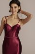 Allover Stretch Satin Corset Sheath Gown Jules and Cleo D24NY22021