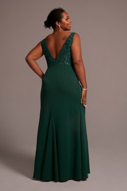 Valentina Illusion Plus Size Dress Kiyonna 11122608