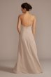 Chiffon High-Neck A-Line Bridesmaid Dress David's Bridal F20456