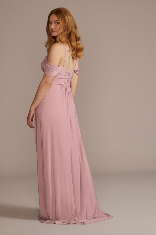 Jersey Twist Knot Empire Waist Bridesmaid Dress David's Bridal F20537