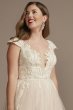 Illusion Lined Bodice Lace Tall Wedding Dress Galina Signature 4XLLBSWG862