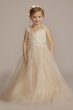 Embellished Glitter Tulle Flower Girl Dress DB Studio WG1452