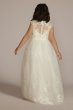 Mock Neck Lace Applique Flower Girl Dress DB Studio WG1455